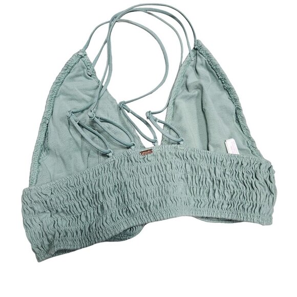 Victorias Secret Pink Smocked Triangle Bralette With Strappy Back Light Support - Picture 2 of 12